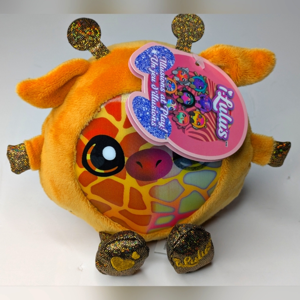 I-Lulu's Wave 1 Wild @ Heart Savannah Giraffe   Plush Stuffed Toy - New (NWT)